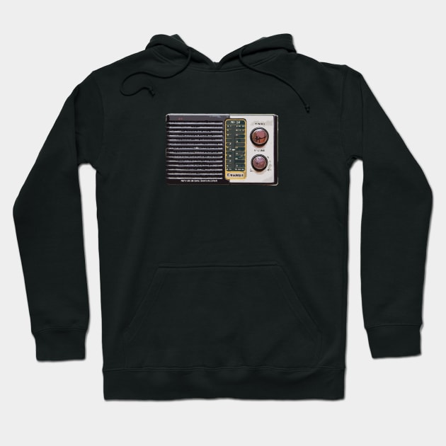 old fm am radio Hoodie by rickylabellevie